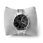 Men's wrist watch on a white background.