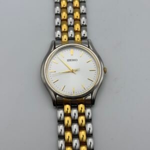 Seiko V701-7A30 Vintage Quartz Dress Watch – Δίχρωμο