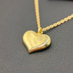 Κολιέ Καρδιά Πλακέ Κ14 – Καθαρή Αγάπη