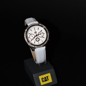 CAT AD.163.34.139 – Γυναικείο Ρολόι με Λευκό Λουράκι