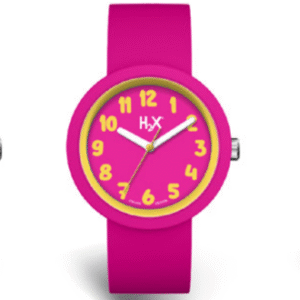 H2X P-SF441KF6 – Παιδικό Ρολόι Φούξια Μονόχρωμο