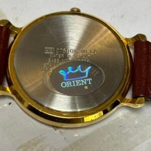 Orient Reverse Movement Watch – Model C7590L-00 CA – Rare Vintage – NOS