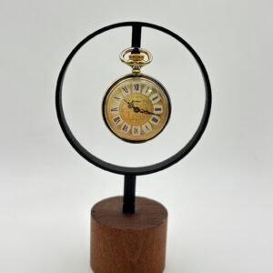 Parker – Vintage Κουρδιστό Ρολόι Τσέπης με εικονογράφηση στο πίσω μέρος