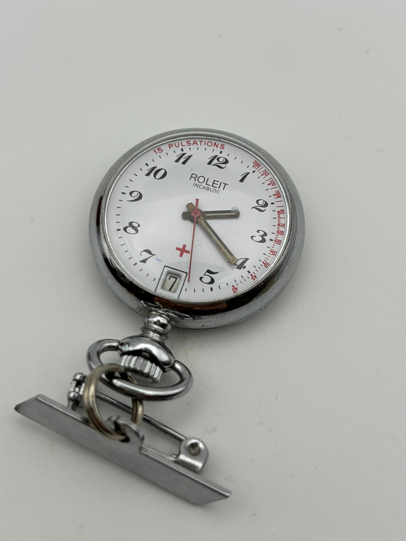 Roleit – Ιατρικό Μηχανικό Ρολόι Τσέπης (Nurse / Doctor Watch) - Image 2