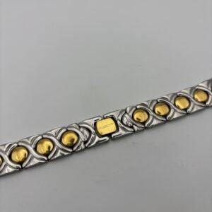 Αυθεντικό Δίχρωμο Μπρασελέ Swatch – Ανοξείδωτο & Χρυσόχρωμο