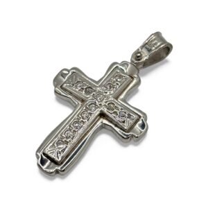 Fa Cadoro Σταυρός Ασήμι 925 – Zircon Cross Pendant