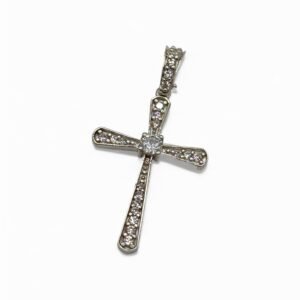 Fa Cadoro Σταυρός Ασήμι 925 – Pavé Zircon Cross