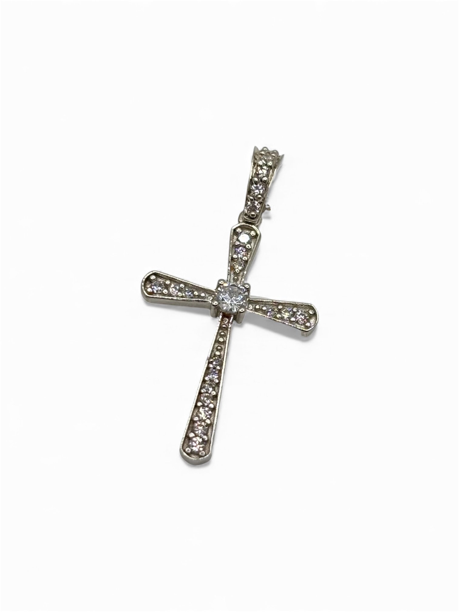 Fa Cadoro Σταυρός Ασήμι 925 – Pavé Zircon Cross