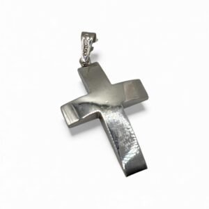 Fa Cadoro Σταυρός Ασήμι 925 – Curved Minimal Cross