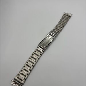 Q&Q Ασημί Μπρασελέ Ρολογιού – Κλασικό link style