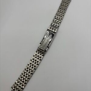 Q&Q Ασημί Μπρασελέ Ρολογιού – Vintage σχέδιο