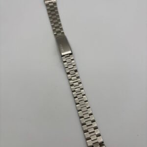 Γνήσιο μπρασελέ ORIENT από ανοξείδωτο ατσάλι – Ασημί – Vintage
