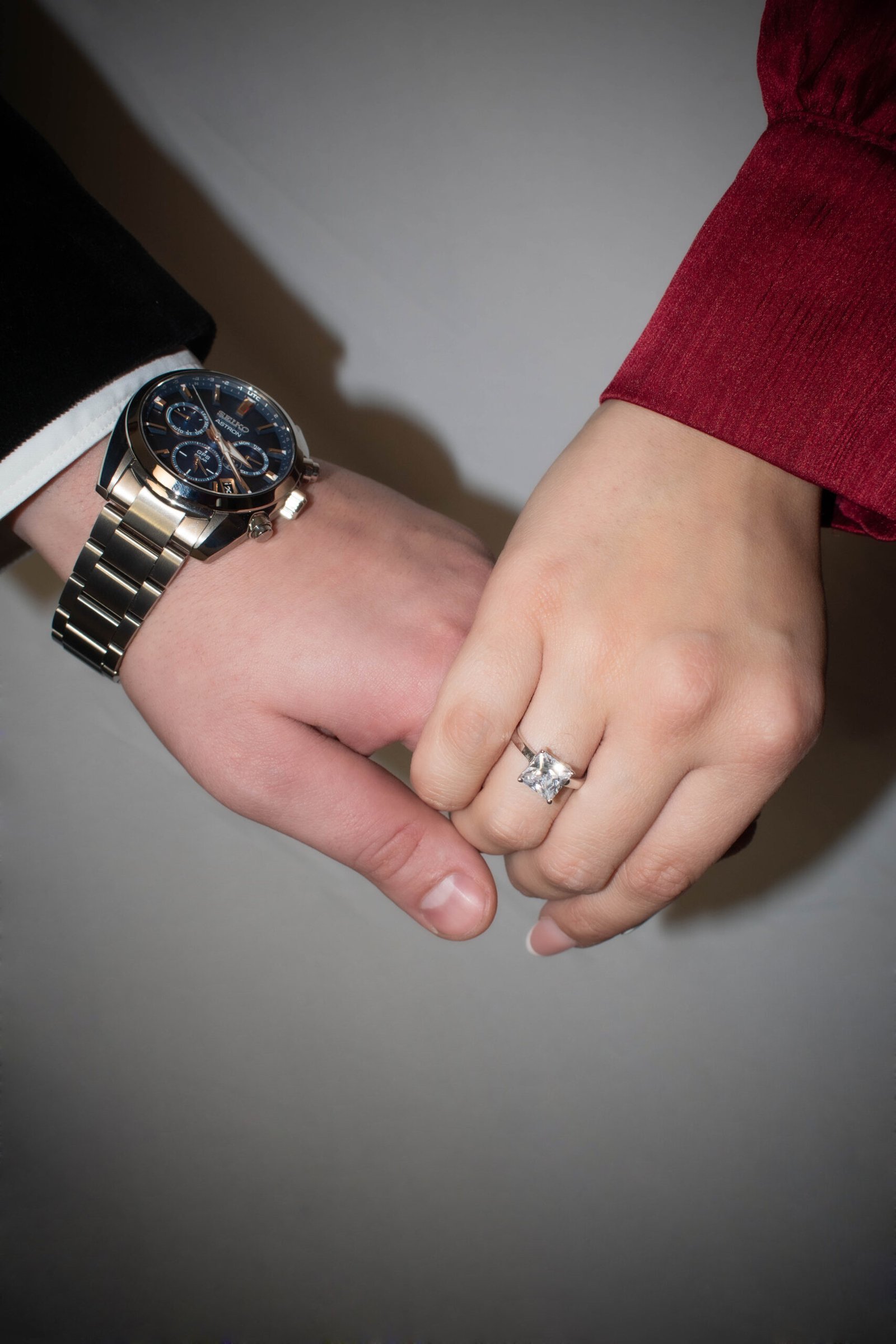 Δαχτυλίδι Κ14 Λευκόχρυσο Μονόπετρο Princess Cut - Image 2