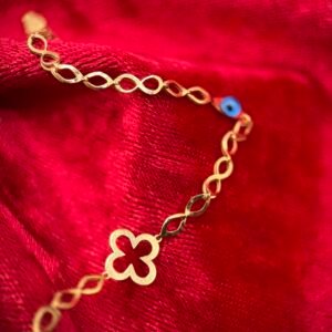 Παιδικό Βραχιόλι Κ9 με Ματάκι & Σύμβολα Αγάπης