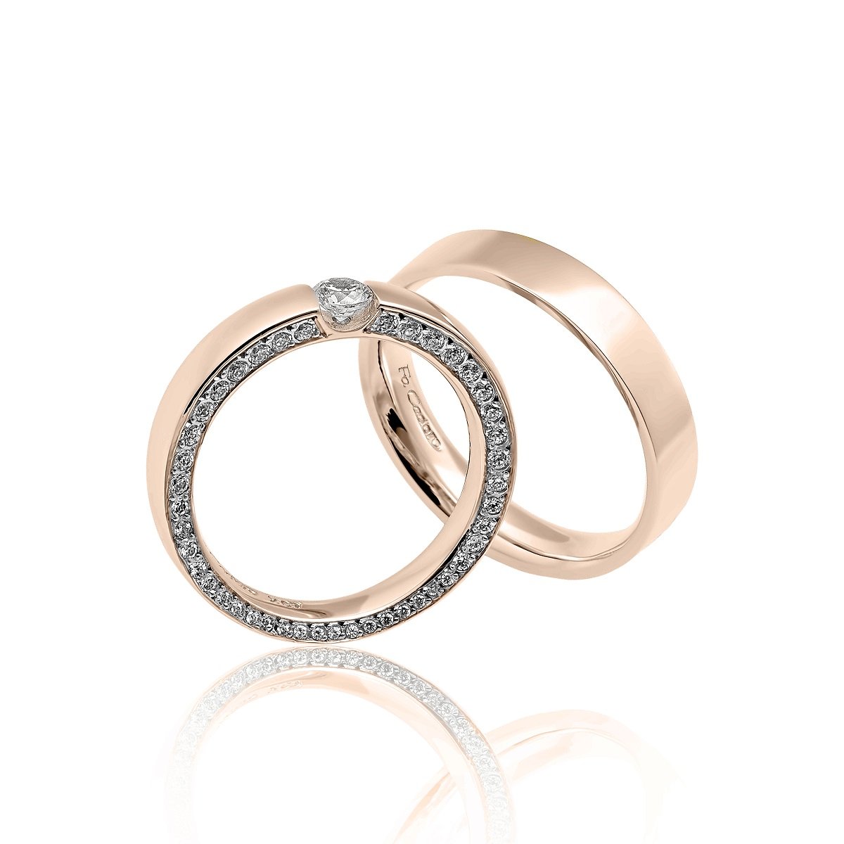 FaCad’oro Βέρες Γάμου WR-28 - Image 2