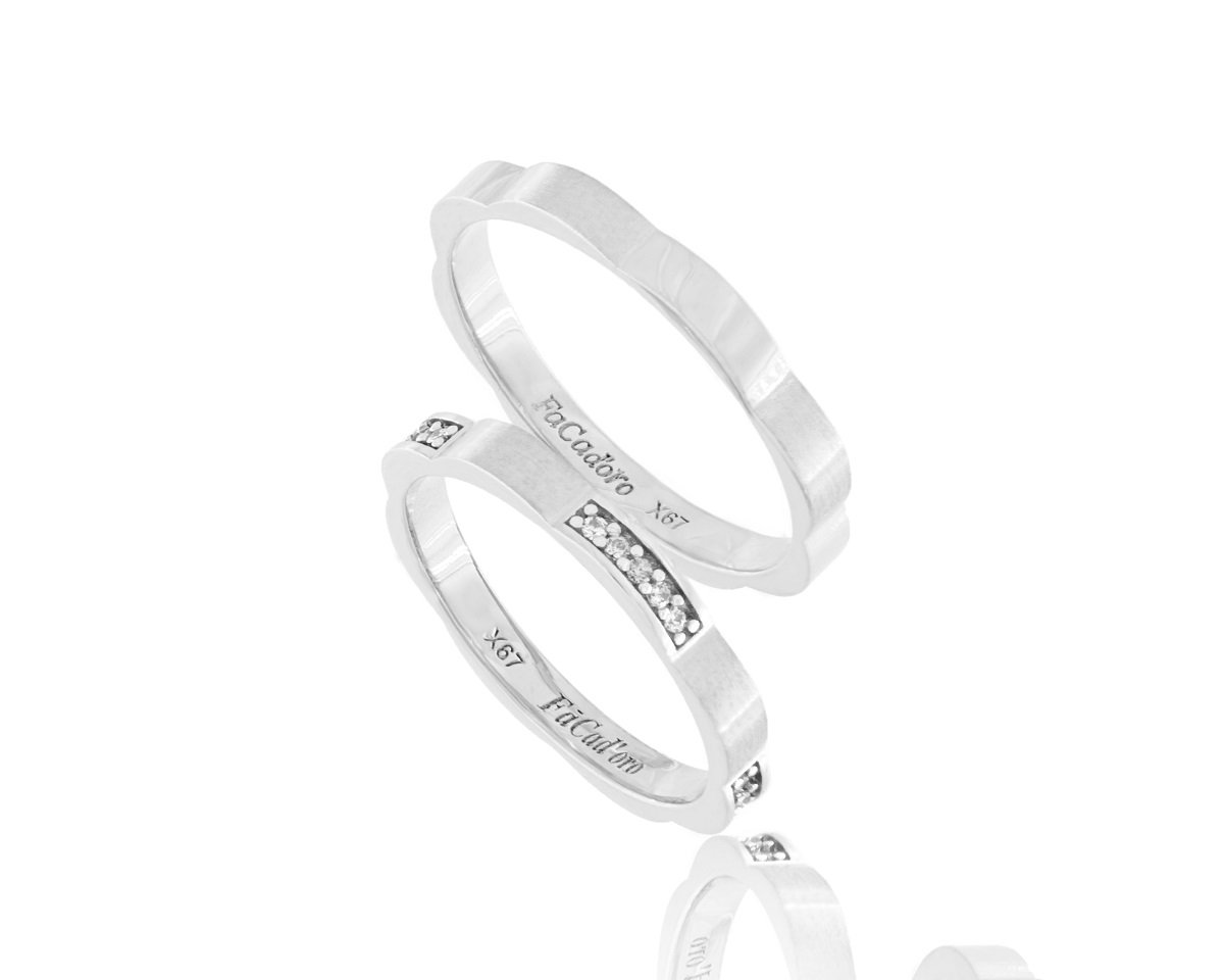 FaCad’oro Βέρες Γάμου WR-106 - Image 2