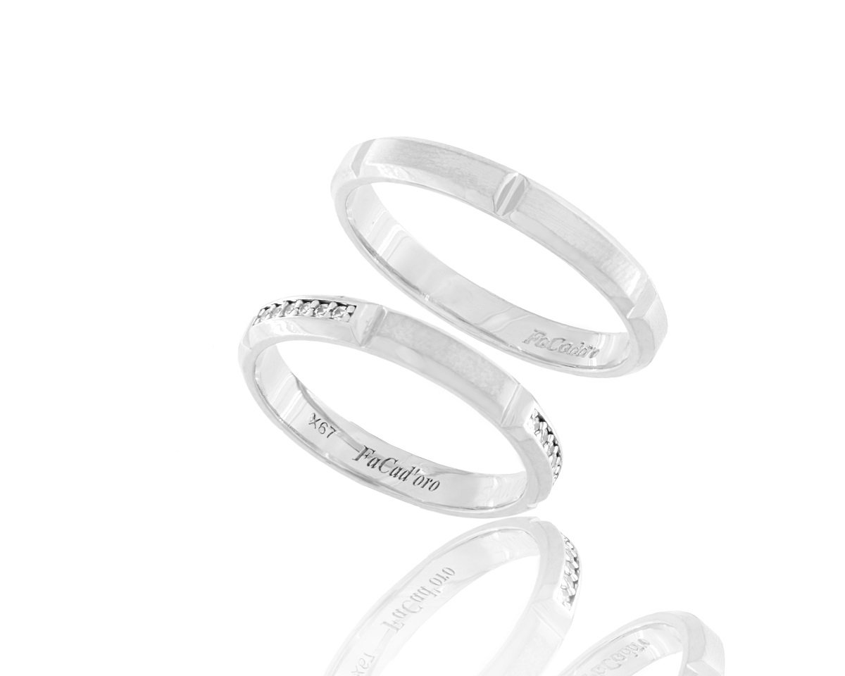 FaCad’oro Βέρες Γάμου WR-108 - Image 2